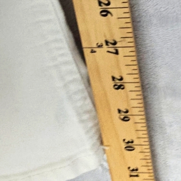 DKNY Boerum High Rise White Slim Fit Flare Size 27/4 EUC - Picture 12 of 13